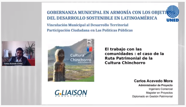 Consultor del Grupo Liaison expone sobre Ruta Patrimonial de la Cultura Chinchorro